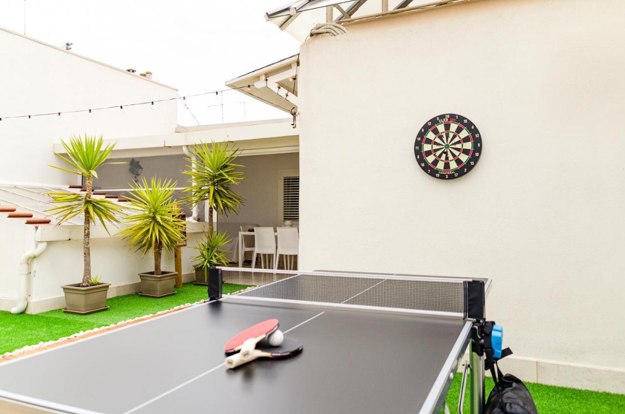 Apulialux Private 100Mq Rooftop Oasis W Jacuzzi Apartment Bari Bagian luar foto